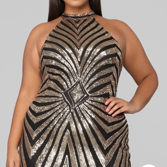 Brand New Rose Gold Dress - Picture 4 of 6